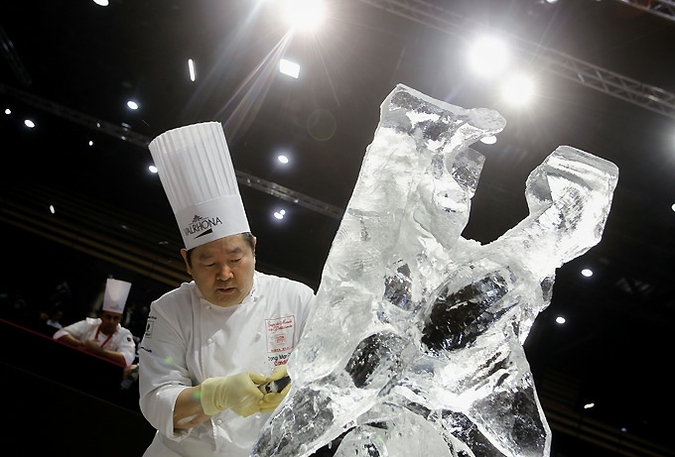 Финал кондитерского кубка мира World Pastry Cup в Лионе, Франция, 24 января 2011 года.