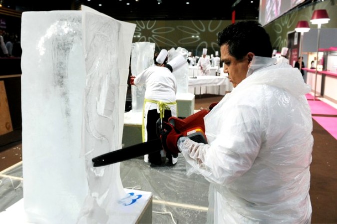 Финал кондитерского кубка мира World Pastry Cup в Лионе, Франция, 24 января 2011 года.