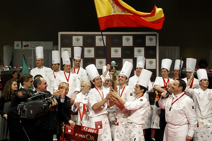 Финал кондитерского кубка мира World Pastry Cup в Лионе, Франция, 24 января 2011 года.