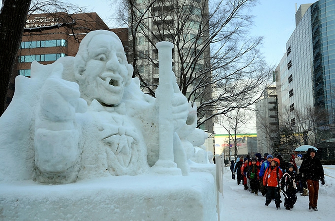 62-ой фестиваль снега в Саппоро (62nd snow festival in Sapporo), 7 февраля 2011 года.