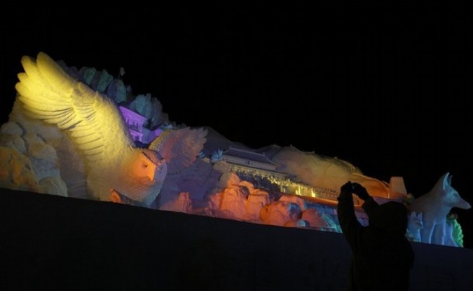 62-ой фестиваль снега в Саппоро (62nd snow festival in Sapporo), 7 февраля 2011 года.