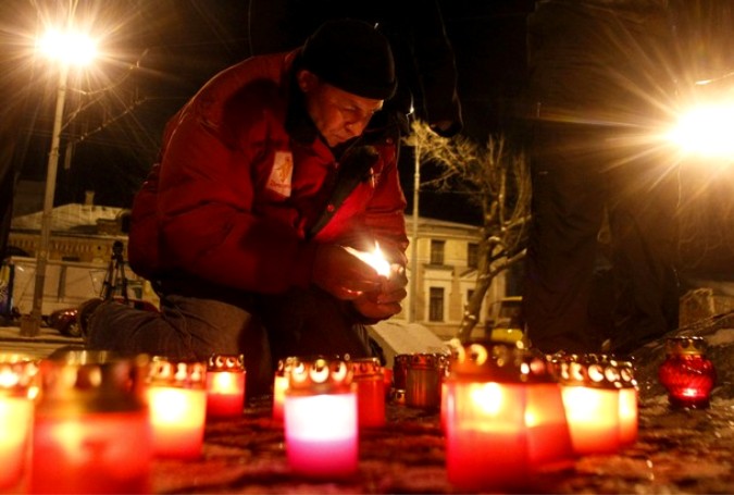 22-ая годовщина вывода советских войск из Афганистана, Киев, 15 февраля 2011 года.