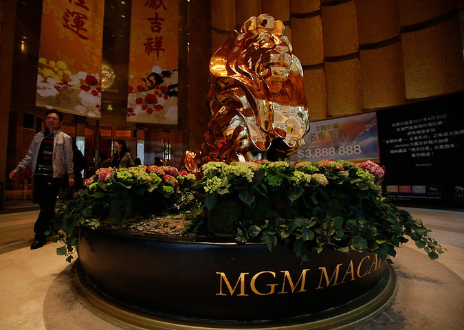 Золотой дождь в казино MGM Grand Macaо