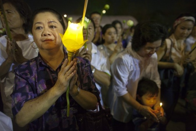 Магха Пуджа (Magha Puja) в Бангкоке, Таиланд, 18 февраля 2011 года.