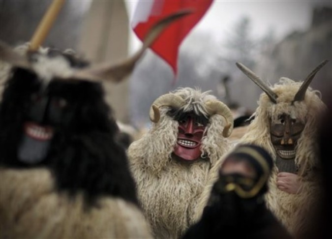 Бушо карнавал (Busho Carnival), Мохач, Венгрия, 5 марта 2011 года.