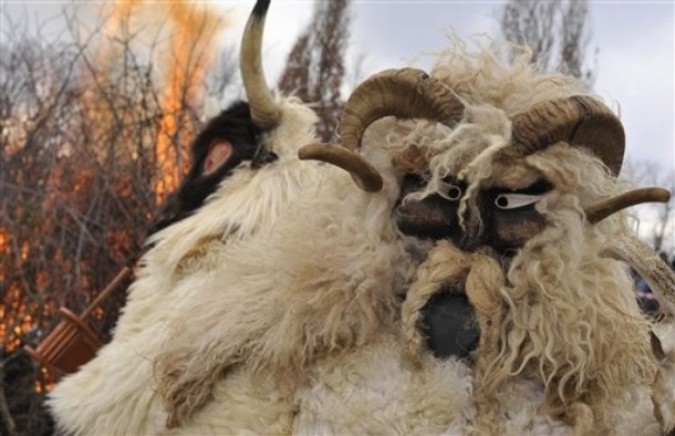 Бушо карнавал (Busho Carnival), Мохач, Венгрия, 5 марта 2011 года.