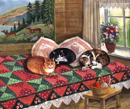 Русские коты от Татьяны Родионовой 