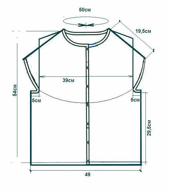 Кофточка с круглой кокеткой на любой размер и возраст. Свяжет даже начинающий