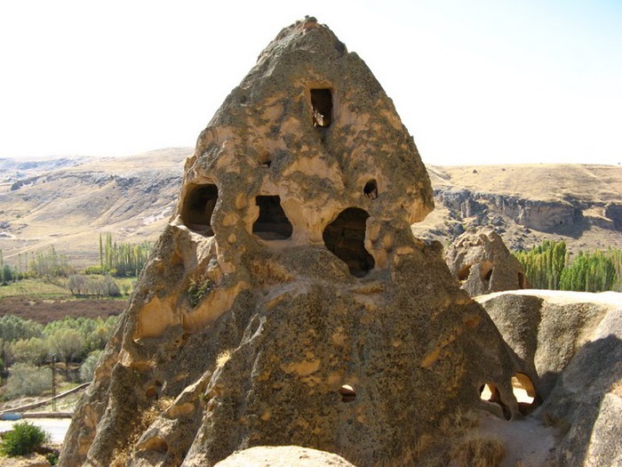 вырубленный в скалах - монастырь Селиме (Selime) 63793