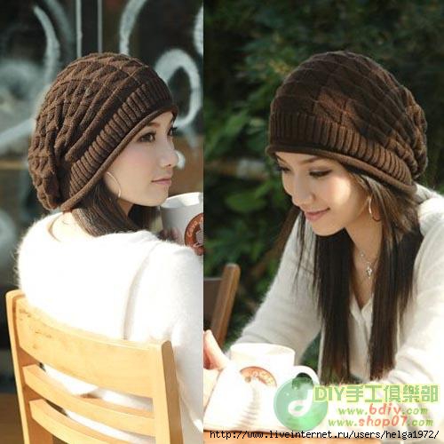 Женская шапка New Women Autumn Knitted Hat Fashion Designer Girls