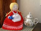 Кукла на чайник своими руками связать