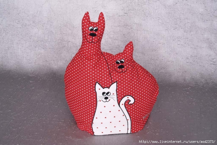 Кот грелка на чайник своими руками выкройки Кот грелка на чайник своими руками выкройки