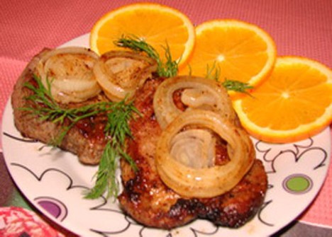 Мясо в апельсинах рецепт