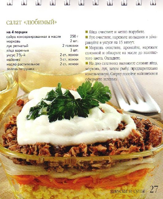 рецепты салатов с отзывами