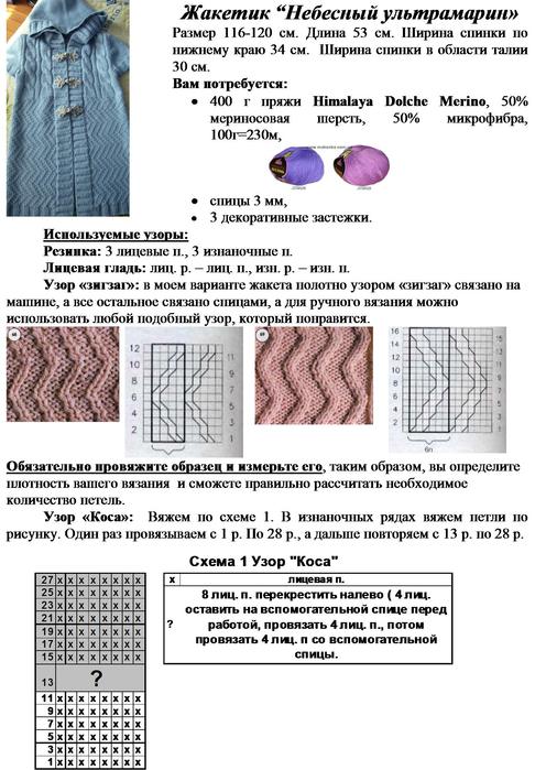 Вязание спицами кардиганов и жакетов для детей Вязание спицами кардиганов и жакетов для детей