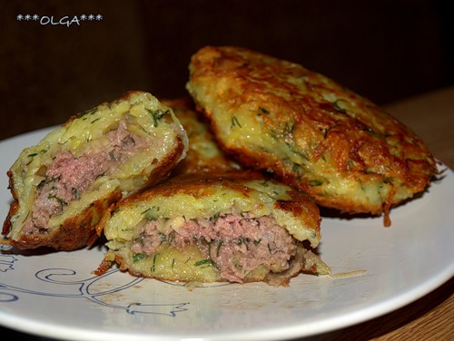 Картофельные оладьи с мясом пошаговый рецепт Картофельные оладьи с мясом пошаговый рецепт