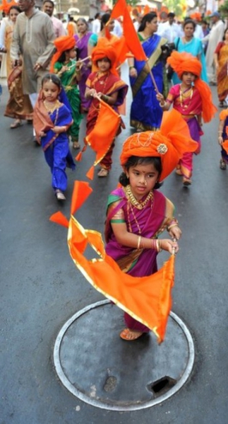 Новый год в Мумбаи - Гуди Падва (\\\\\\'Gudi Padwa\\\\\\' or the Maharashtrian new year)