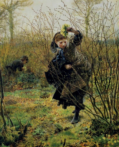 Нажмите, чтобы увидеть полноразмерное изображение 2010239_Frederick_Walker_Spring,_1864 (483x600, 289Kb)