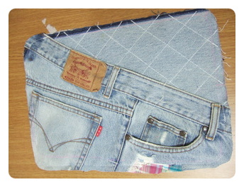 джинсовые переделки, как сделать чемоданчик из джинс