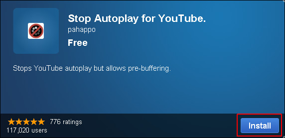 Stop Autoplay for YouTube