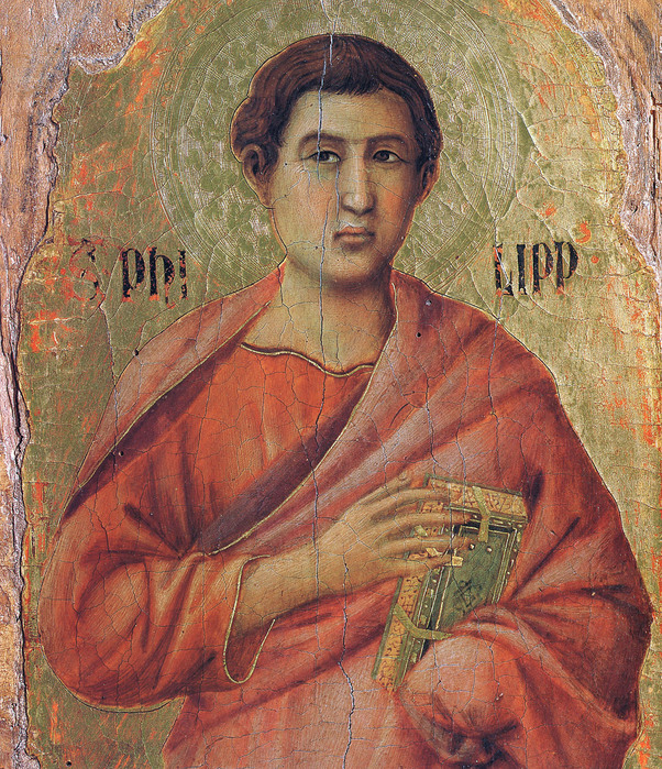 Дуччо ди Буонисенья (1255-1319) / Duccio Di Buoninsegna 0Duccio_ApostolFilipp (1) (602x700, 287Kb)