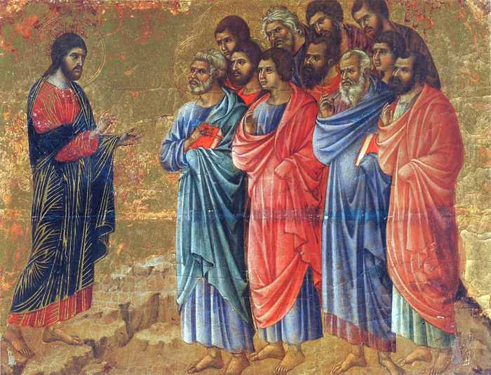 Дуччо ди Буонисенья (1255-1319) / Duccio Di Buoninsegna 0Duccio_ApparizioneDiCristo3 (700x534, 236Kb)