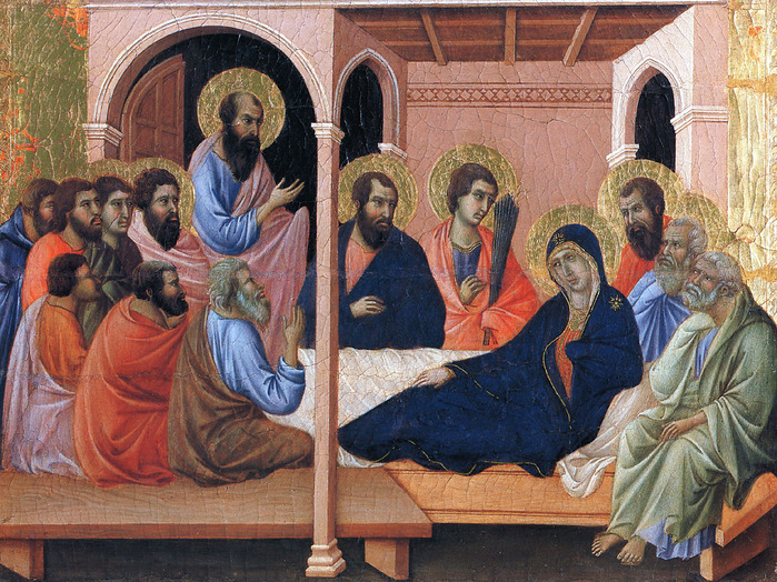 Дуччо ди Буонисенья (1255-1319) / Duccio Di Buoninsegna 0Duccio_CongedoDellaVergine (700x524, 225Kb)