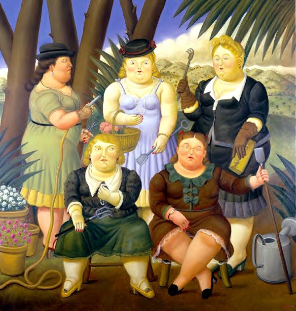 Ботеро Фернандо. Рисует очень толстых и людей и животных Fernando Botero Angulo02 (600x629, 81Kb)