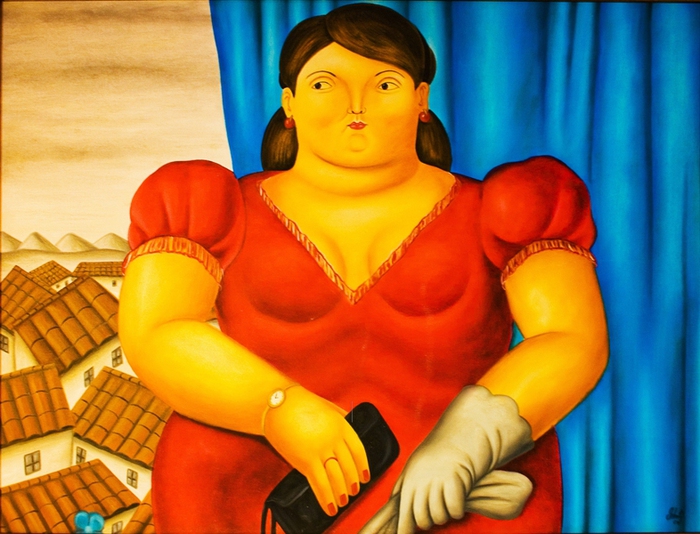 Ботеро Фернандо. Рисует очень толстых и людей и животных Fernando Botero Angulo35 (700x534, 249Kb)