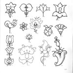  4000 motifs de fleurs et de plantes (115) (700x693, 82Kb)