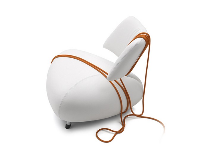Кожаное кресло Pallone в новом дизайне