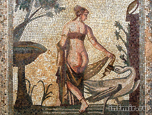 Афродита на древней мозаике (530x400, 229Kb)