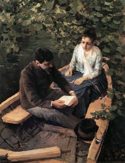 Константин Коровин 001 - В лодке. 1888 (532x694, 86Kb)