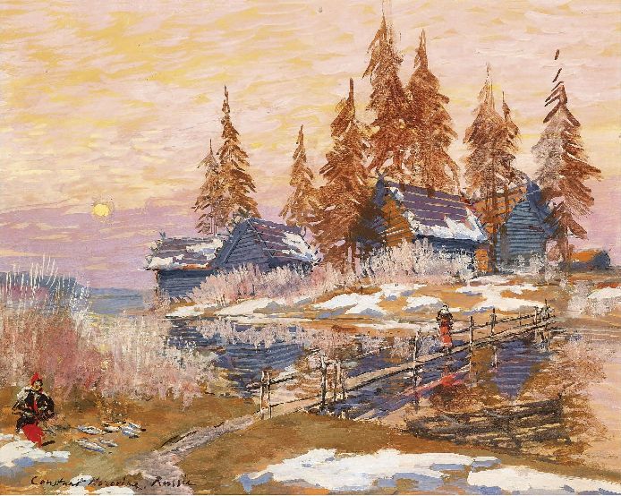 Константин Коровин 019 - Late Winter (694x554, 121Kb)