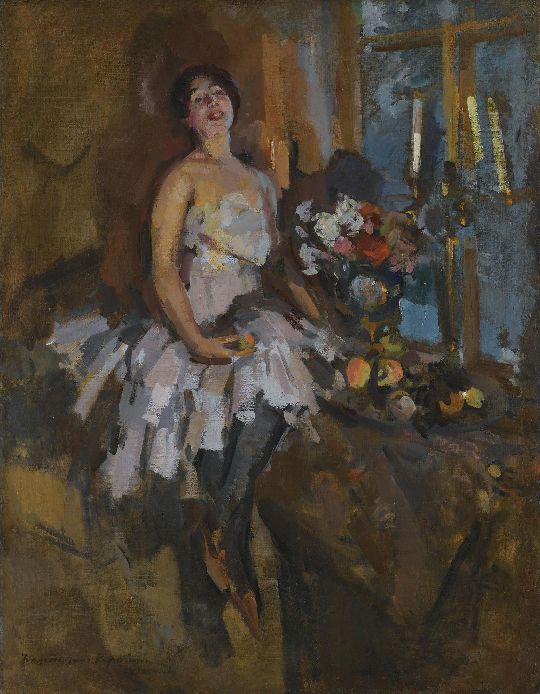 Константин Коровин 027 - Portrait of a Dancer, 1917 (540x694, 70Kb)