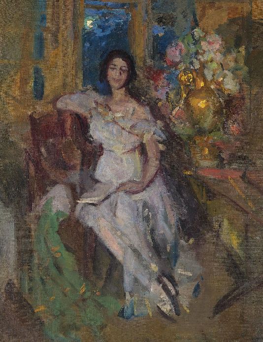 Константин Коровин 029 - Portrait of a Seated Lady (534x694, 102Kb)