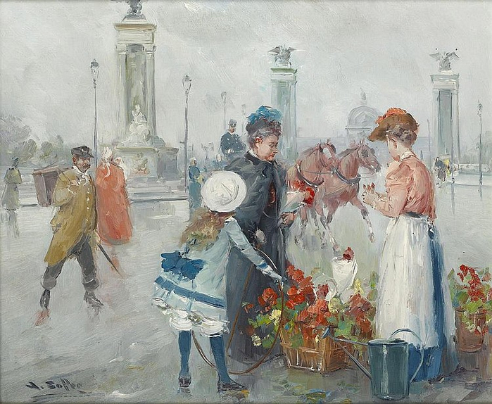 1385284156-a-flower-seller-and-other-figures-on-the-pont-alexandre-iii (700x574, 426Kb)