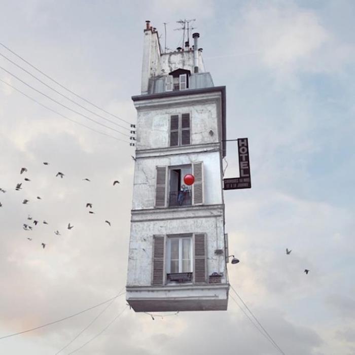Как Лоран Шээр делает свои «летающие дома» на фотографиях