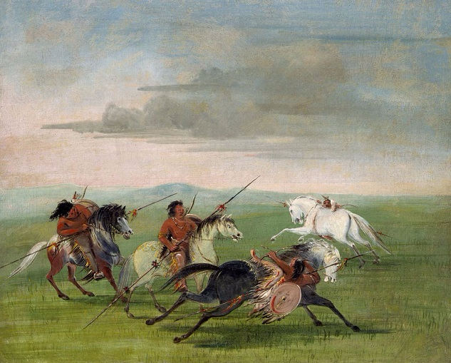 Comanche Feats of Horsemanship (633x509, 379Kb)