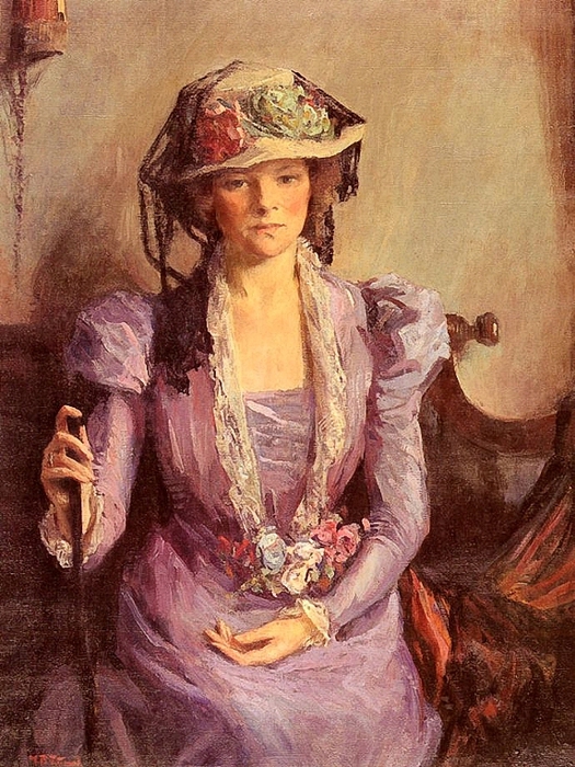 Mary Bradish Titcomb (American, 1858 - 1927) - La Dame De Lavande (525x700, 341Kb)