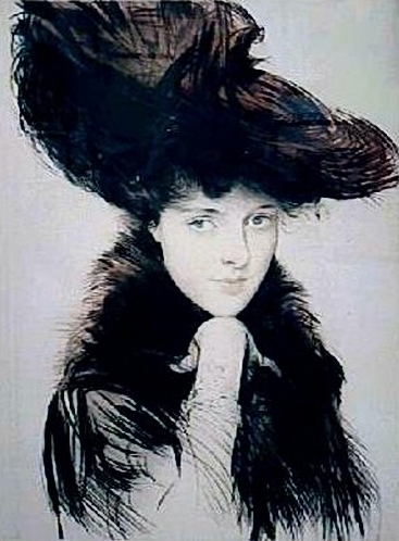 Paul-César Helleu1859-1927-femme aux yeux bleu 1890 (367x498, 138Kb)