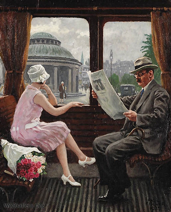 Paul Gustave Fischer Dans le compartiment de train (563x700, 320Ko)