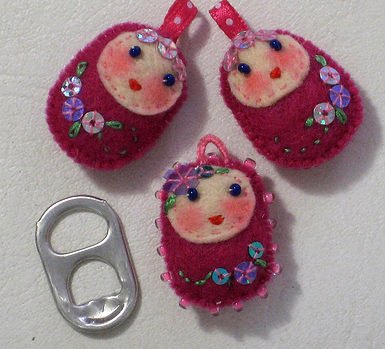 Craft Ideas  Felt on Recycle Soda Tabs  Crochet Ideas   Make Handmade  Crochet  Craft