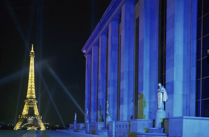 Proshots - Eiffel Tower and Chaillot Palace, Paris, France - Professional Photos (700x458, 590Kb)