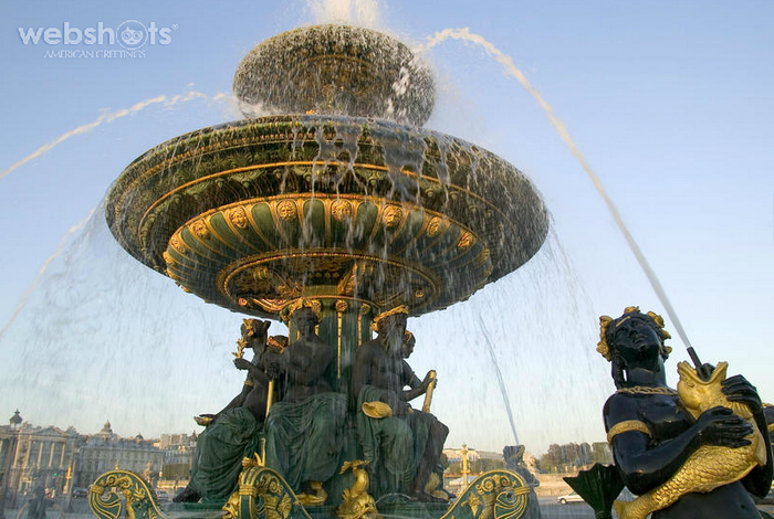Proshots - Fountain on the Place de la Concorde, Paris, France - Professional Photos (700x470, 659Kb)
