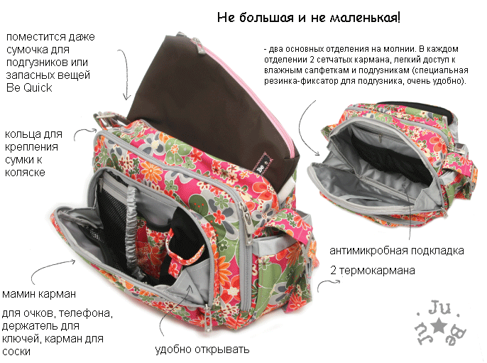 Как сшить сумку для коляски 8