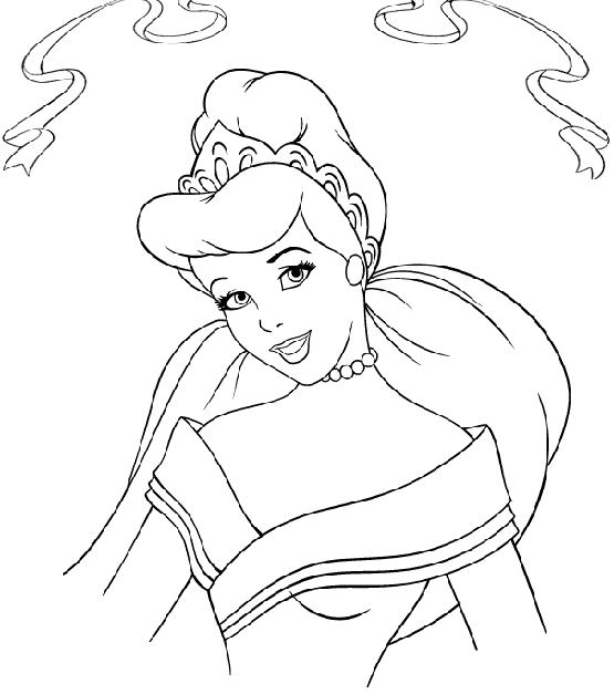 halloween princess coloring pages - photo #12