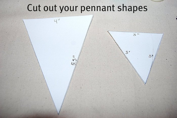 cut out pennant shapes (700x468, 71Kb)