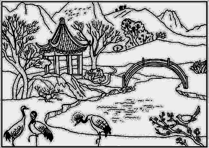 chinese_scene_coloring_page (700x493, 188Kb)