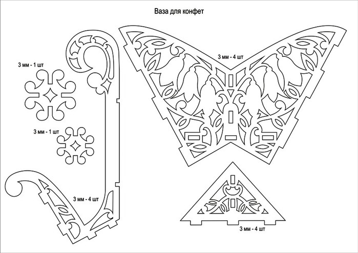 Чертежи По Выпиливанию Лобзиком Из Фанеры Чертежи Бесплатно